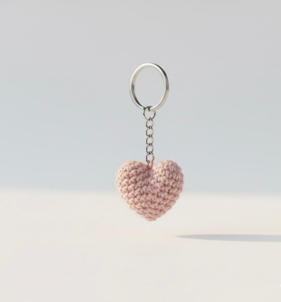handmade crochet keychain